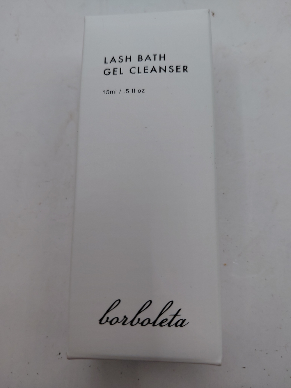 Borboleta Lash Bath Gel Cleanser .5 Oz New